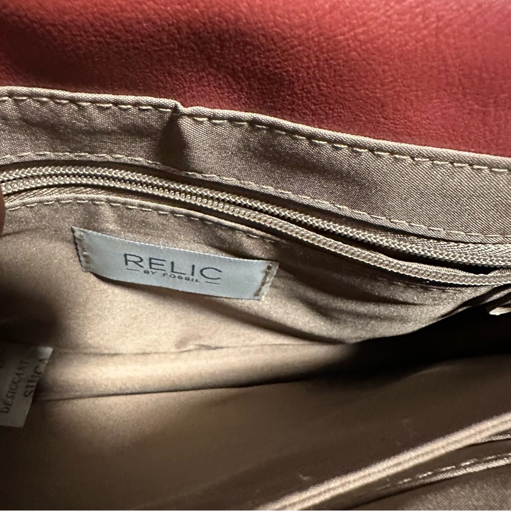 Relic by Fossil Crossbody Bag in Warm Red - Picture 8 of 16